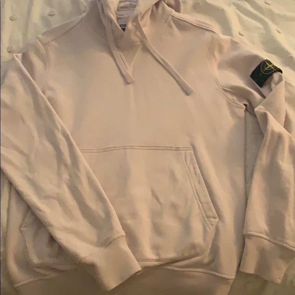 Stone Island beige hoodie